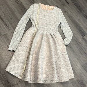 Maje blue lace dress